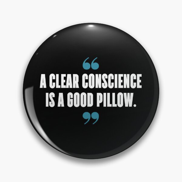 Item preview, A clear conscience is a good pillow. designed and sold by 1Lio.