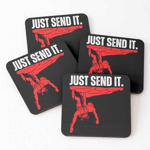 Item preview, Just Send It. Rock Climbing designed and sold by Boulder Design Co.