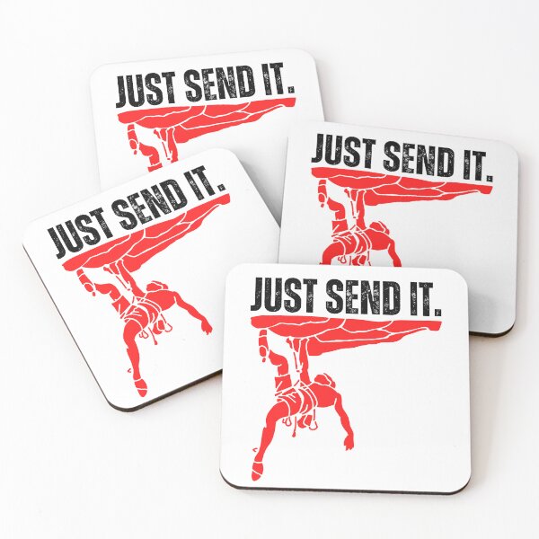 Item preview, Just Send It. Rock Climbing designed and sold by Boulder Design Co.