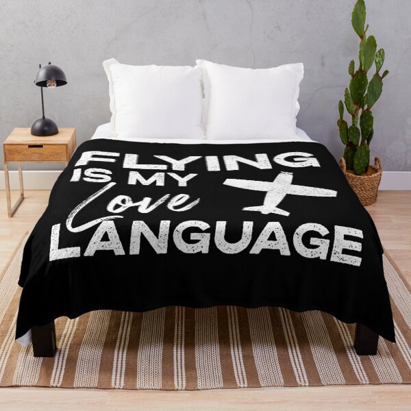 Item preview, Flying is my Love Language. Funny pilot gift designed and sold by VFRZone.