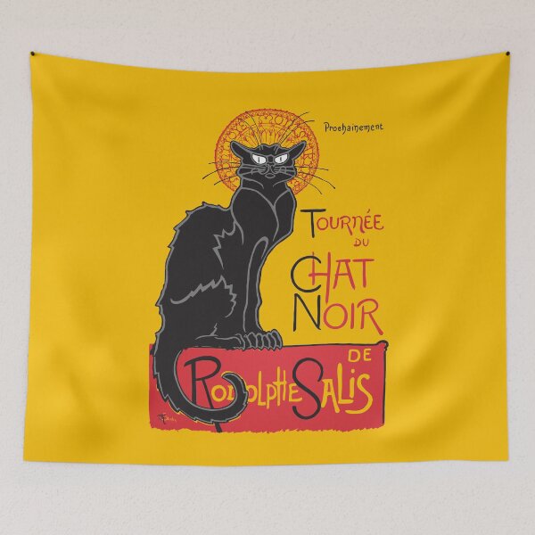 Item preview, Souvenir Le Chat Noir black cat classic France vintage designed and sold by mirrorimages.