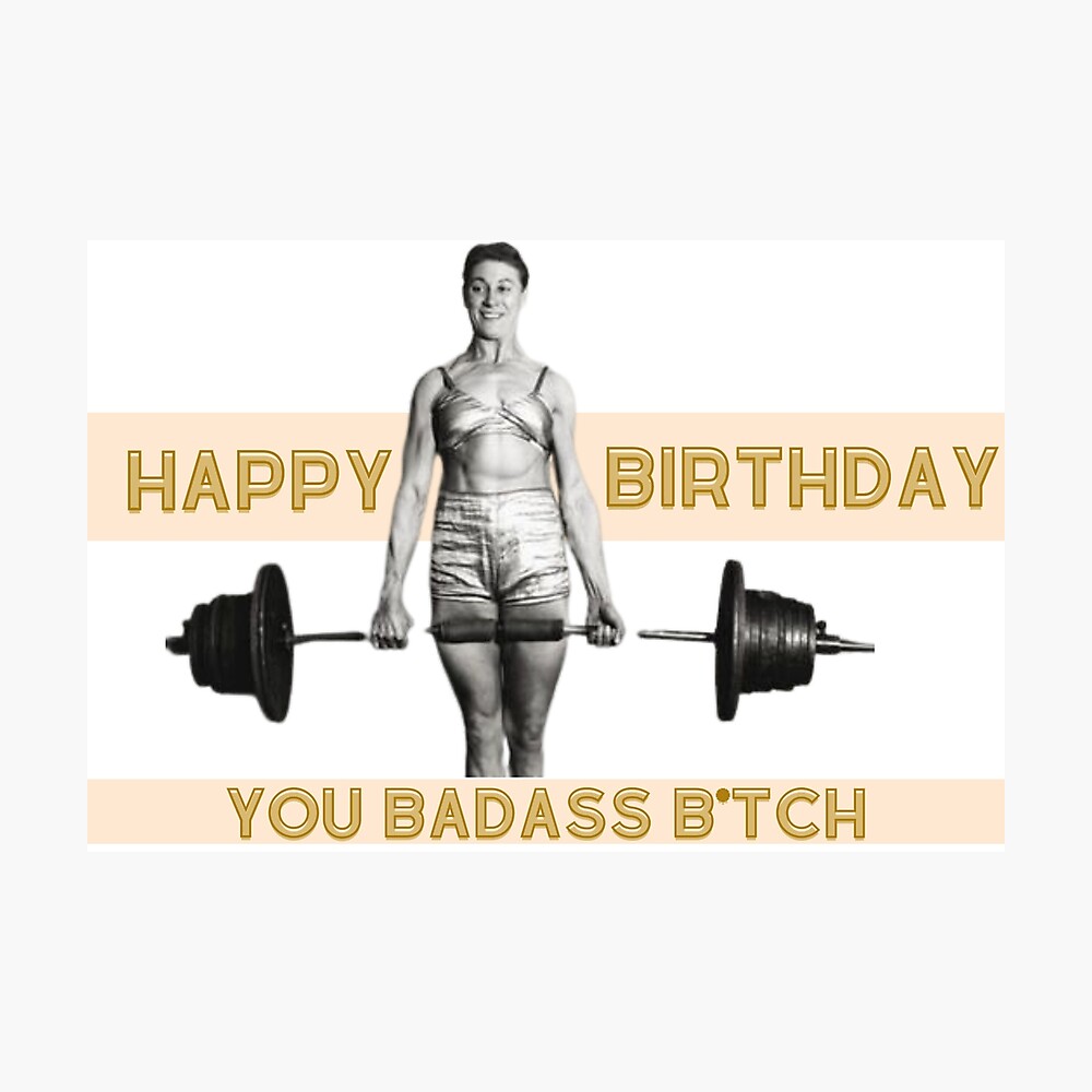 Birthday Card Weight Lifting Gym Rat Crossfit Fitness and -  Portugal