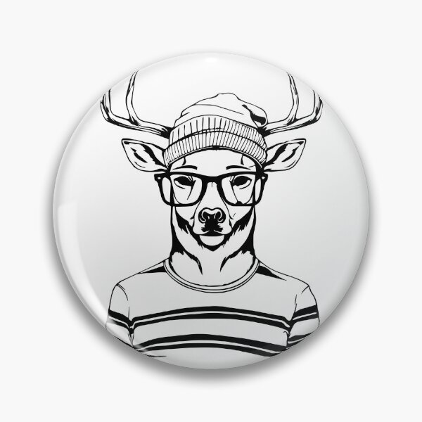 Item preview, cartoon reindeer designed and sold by DD215.