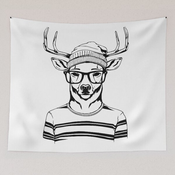Item preview, cartoon reindeer designed and sold by DD215.