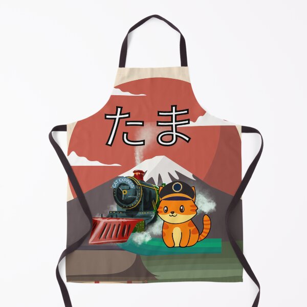 Item preview, JAPANESE STATION CAT, CUTE RAILWAY CAT, TAMA THE CAT designed and sold by R B Chrystal.