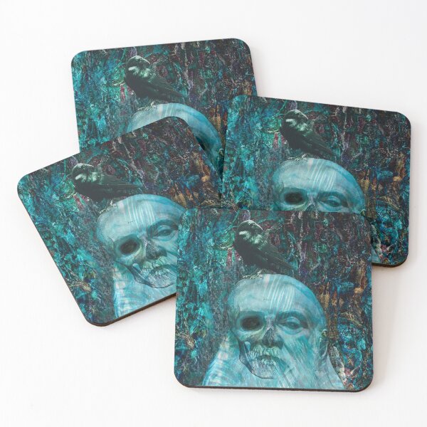 Item preview, "Elder With Raven" Digital Collage designed and sold by Raven’s Wing Studio.