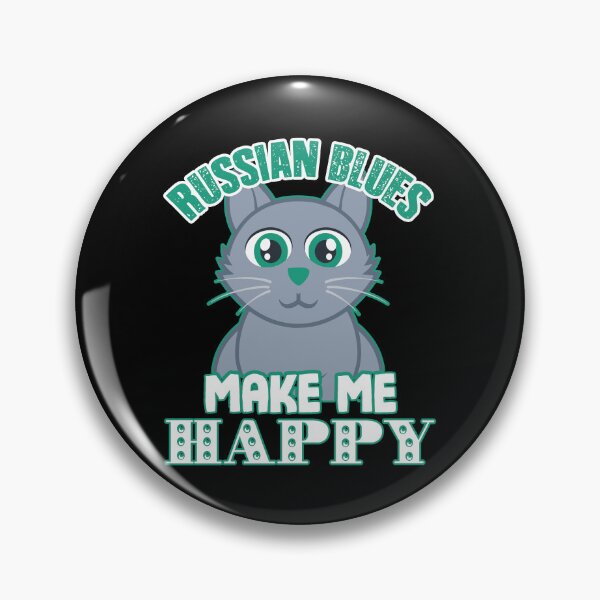 Item preview, Russian Blues Cat Make Me Happy designed and sold by UnknownArtistt.