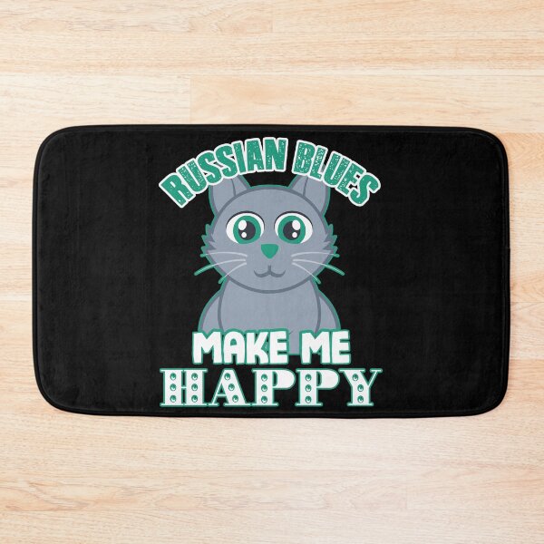 Item preview, Russian Blues Cat Make Me Happy designed and sold by UnknownArtistt.