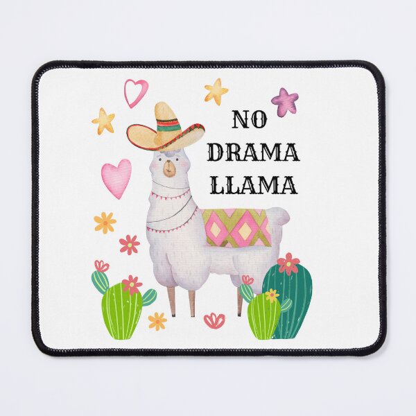 Item preview, No Drama Llama, Cute Alpaca designed and sold by JRice66.