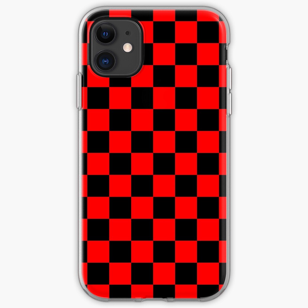 black red checkered iPhone 11 case black red checkered iPhone 11 case