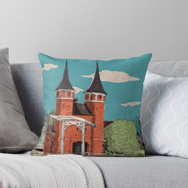 Item preview, Oosterpoort Delft Netherlands - Eastern Gate Delft City Travel Art designed and sold by Wall-Art-Sketch.