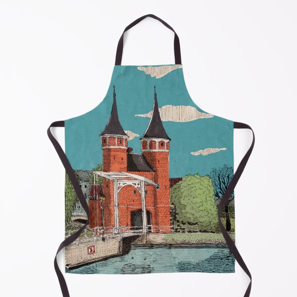 Item preview, Oosterpoort Delft Netherlands - Eastern Gate Delft City Travel Art designed and sold by Wall-Art-Sketch.