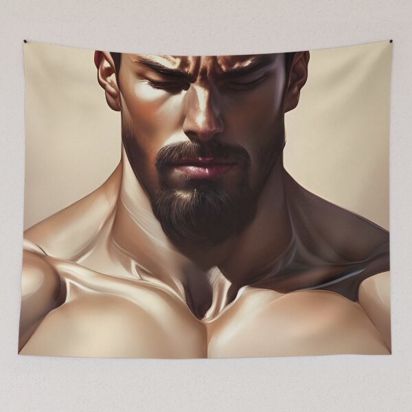 Item preview, Sleeping Hunk With a Nice Beard designed and sold by withdiamonds.