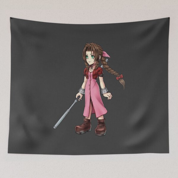 Item preview, Final Fantasy Aerith Gainsborough Chibi designed and sold by Micheal Store.