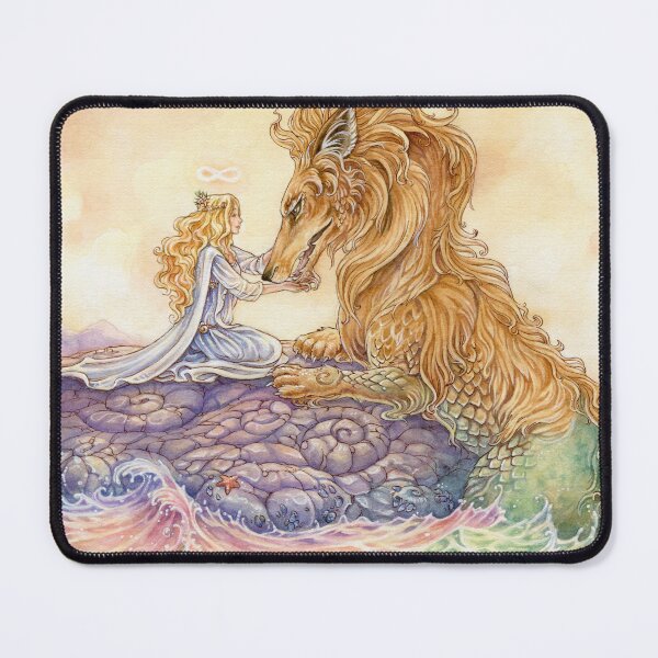Item preview, Strength Tarot Princess and Lion Serpent designed and sold by Meredith Dillman.