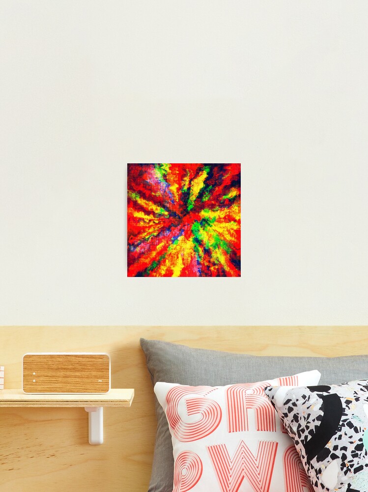 Psychedelic Art School Acrylic Paint Canvas Art Print for Sale by bexilla