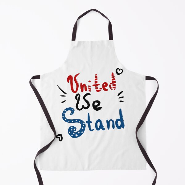 Item preview, "United We Stand" lettering for Independence Day holiday illustration designed and sold by Karyna Hordetska.