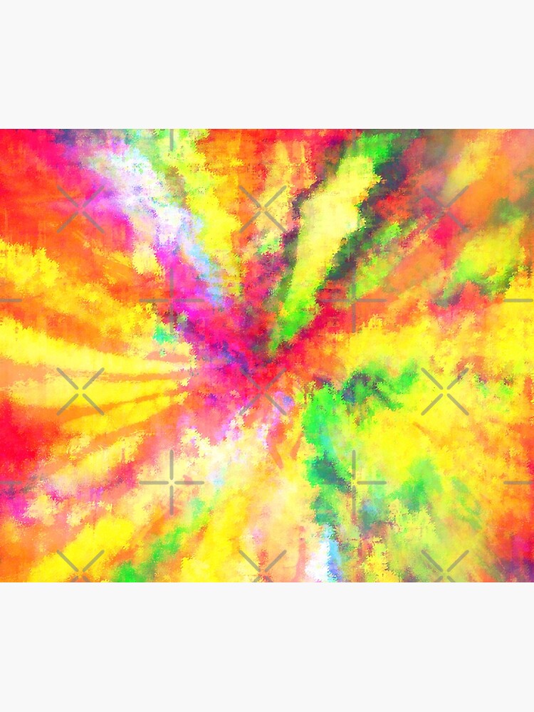 Psychedelic Art School Acrylic Paint Canvas Art Print for Sale by bexilla