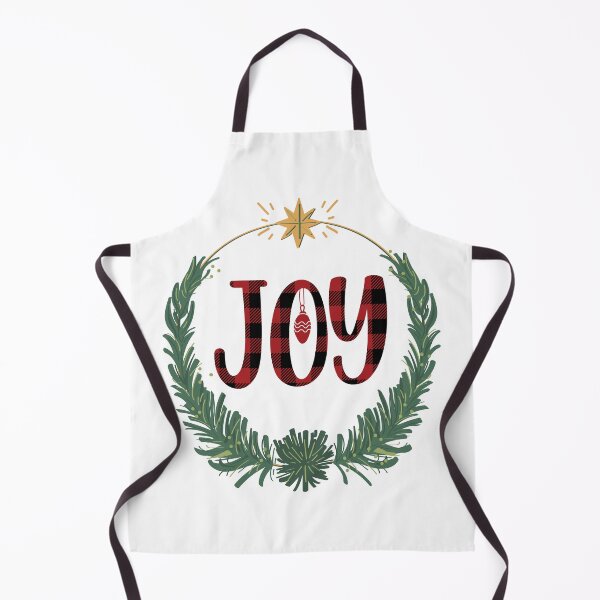 Item preview, Vintage Buffalo Plaid Joy Winter Wreath designed and sold by MochaMeli.