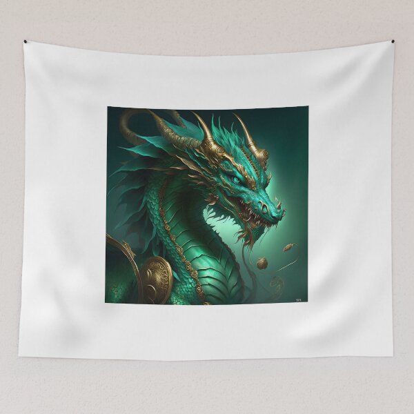 Item preview, Emerald Dragon designed and sold by Indra Art.