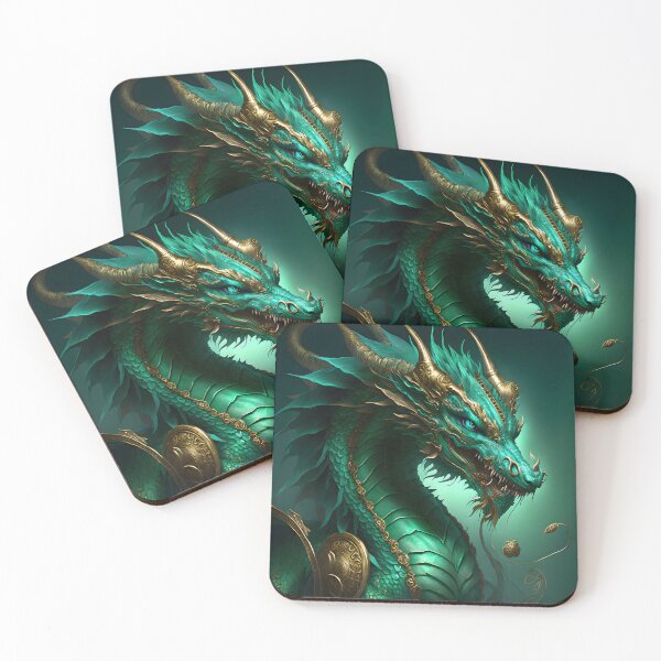 Item preview, Emerald Dragon designed and sold by Indra Art.
