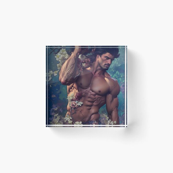 Item preview, Strong Floral Hunk designed and sold by withdiamonds.