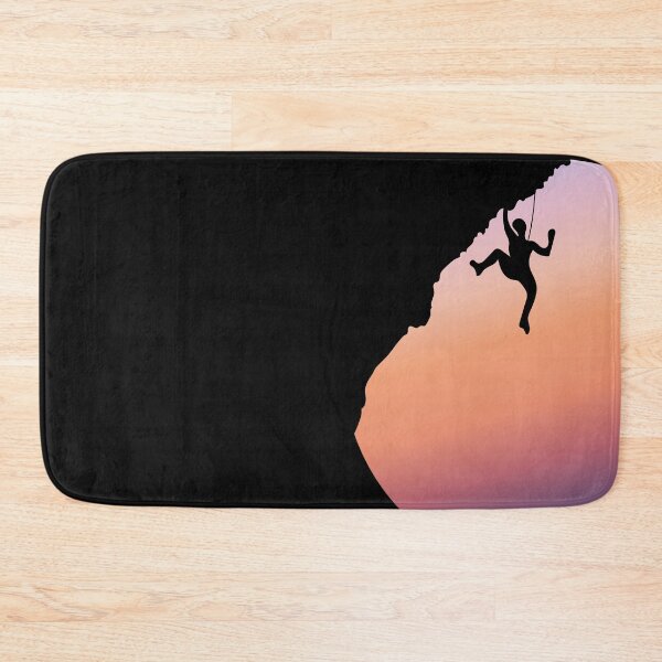 Item preview, Hanging Rock Climber With Sunset. Rock Climbing designed and sold by Boulder Design Co.