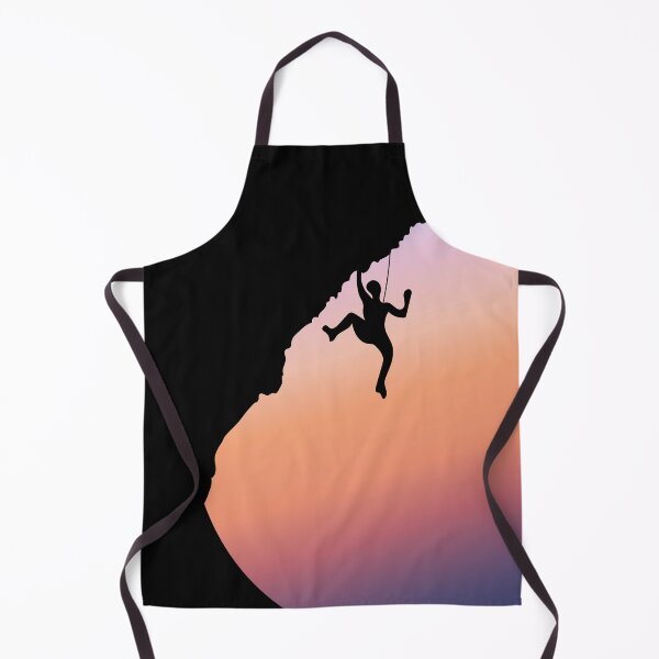 Item preview, Hanging Rock Climber With Sunset. Rock Climbing designed and sold by Boulder Design Co.