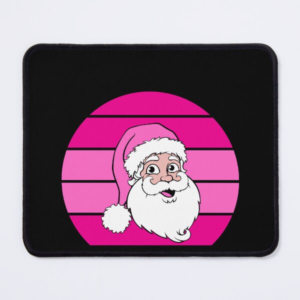 Item preview, PINK RETRO VINTAGE SANTA designed and sold by ZhacoysDesignz.