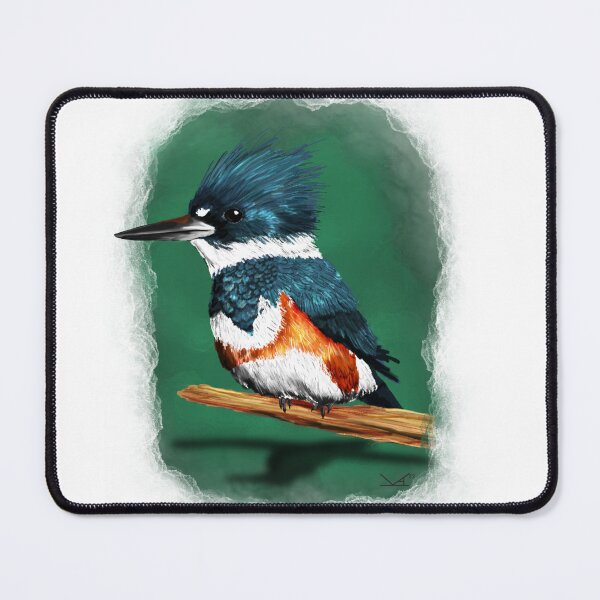 Item preview, Belted Kingfisher designed and sold by Fernheart Designs.