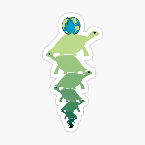Item preview, Turtles all the way down (ocd awareness) designed and sold by Veggie-love.