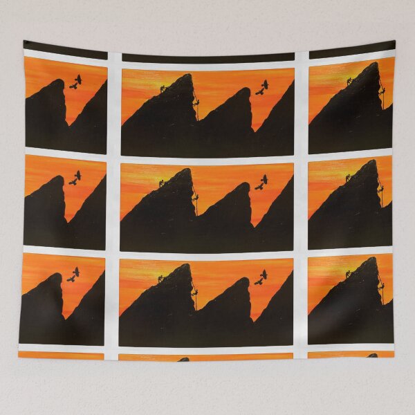 Item preview, Painting of Climbers designed and sold by marisaj4488.