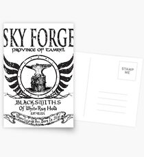 SkyForge - Where Legends Are Born In Steel Postcards