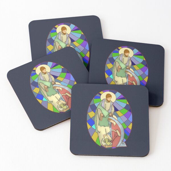 Item preview, Stained Glass Nativity designed and sold by Eklectikos.