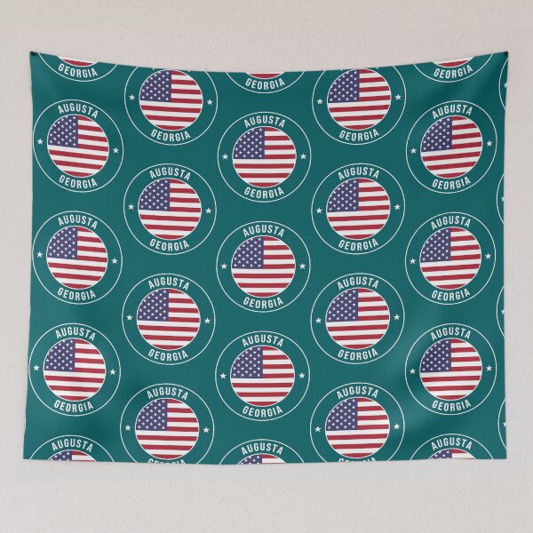 Item preview, Augusta Georgia American Flag      designed and sold by KerenzaMenezes.