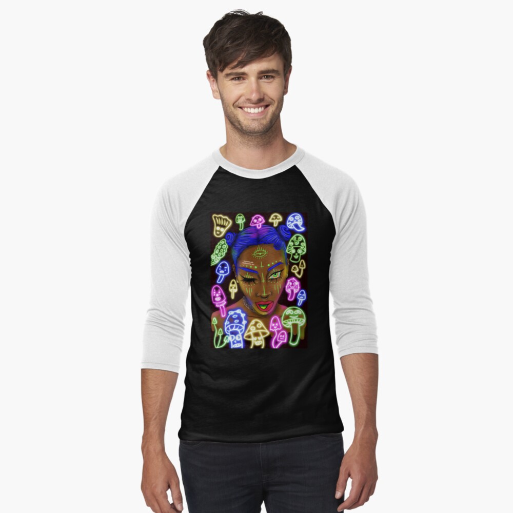 Item preview, Baseball ¾ Sleeve T-Shirt designed and sold by VirafuentesArt.