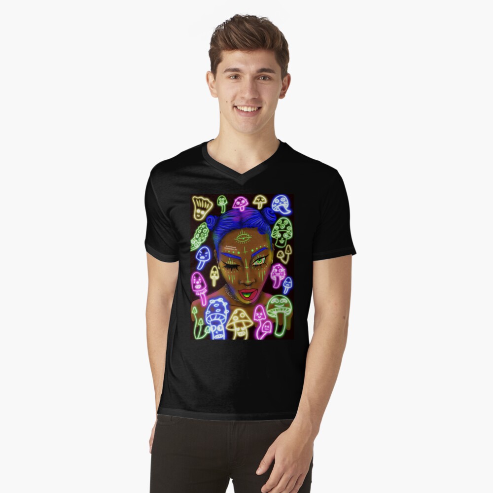 Item preview, V-Neck T-Shirt designed and sold by VirafuentesArt.