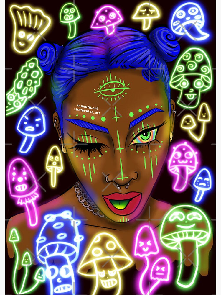 Thumbnail 3 of 3, Sticker, Life's too trippy designed and sold by VirafuentesArt.