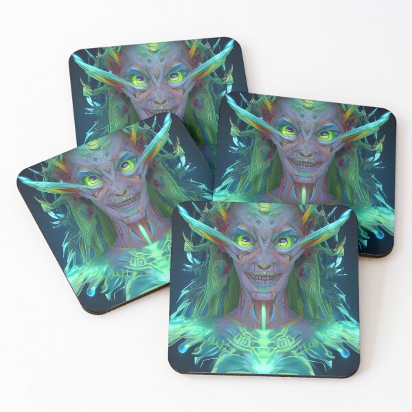 Item preview, Transdimensional Elf (4) - Trippy Psychedelic Art designed and sold by TheThirdEye.