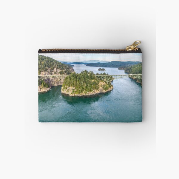 Item preview, Panoramic Aerial View of Deception Pass Bridge designed and sold by Open Range Studios.