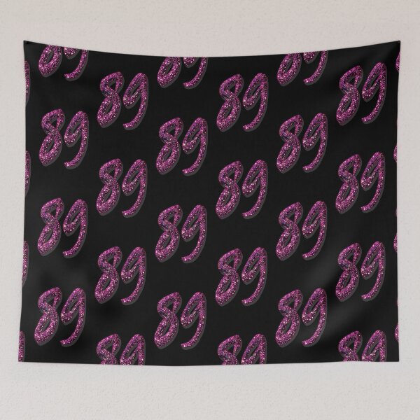 Item preview, Purple glitter number 89 designed and sold by GlamourChick.