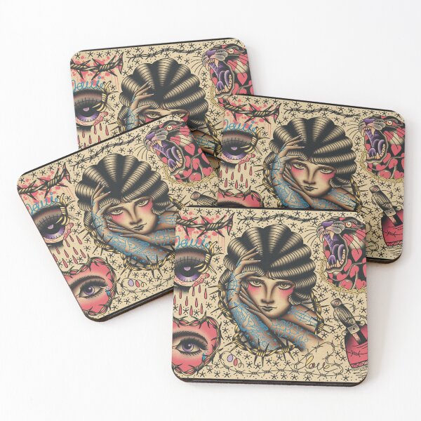 Item preview, Bared wire Watercolor Sheet designed and sold by Aloha-Life-808.