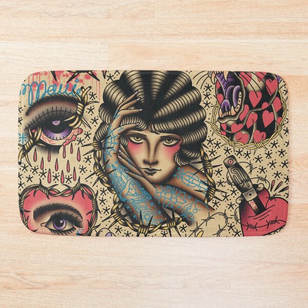 Item preview, Bared wire Watercolor Sheet designed and sold by Aloha-Life-808.