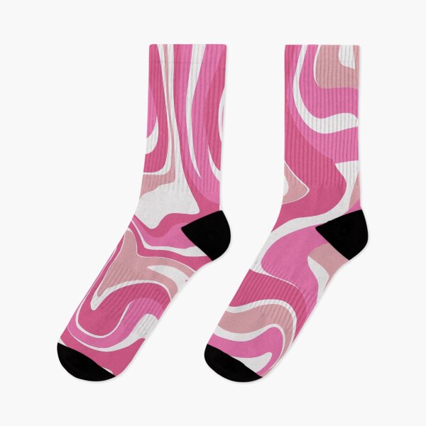 Artikelvorschau, Rosa Retro-Wirbel Pastell entworfen und verkauft von ReneMagritteArt.