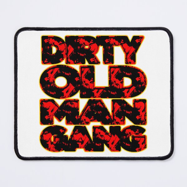 Item preview, Dirty Old Man GANG Red | Dirty Man Gang | Man Club Vintage Poster Design By Tyler Tilley (tiger picasso) designed and sold by Tyler Tilley.