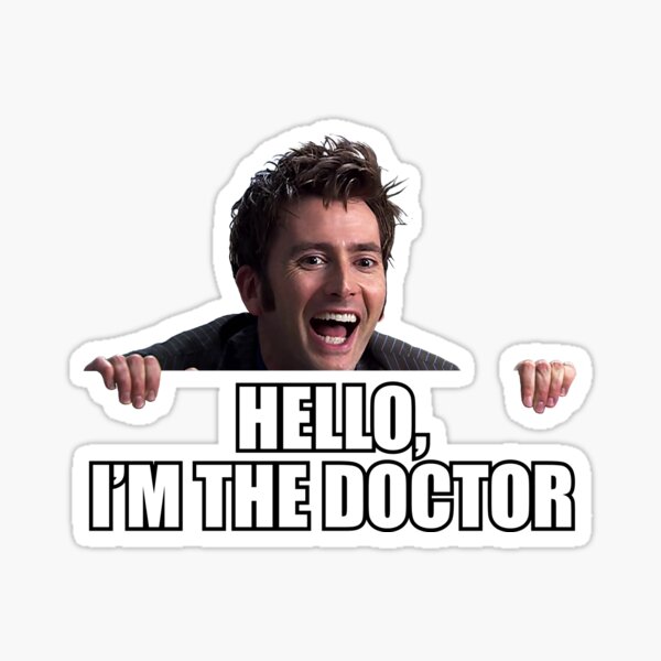 Item preview, hello, I'm the Doctor designed and sold by danny-28.