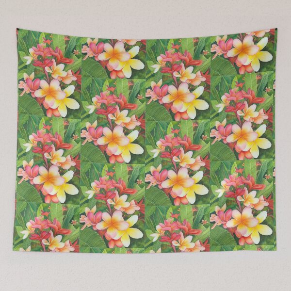 Item preview, Frangipani Plumeria Watercolour flowers  designed and sold by artbymarielle.