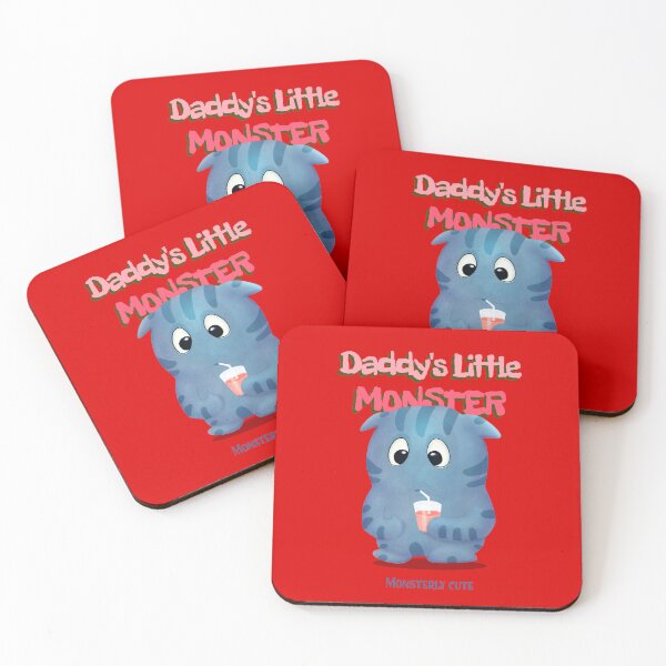 Item preview, Daddy's Little Monster : Stripey Blue Monster designed and sold by Bright76.