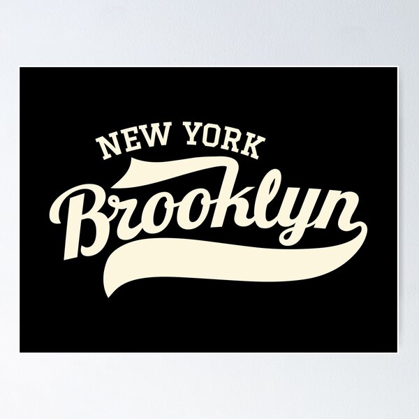Item preview, New York Brooklyn Vintage, Brooklyn Vintage Lettering, Brooklyn Logo designed and sold by Boogosh.