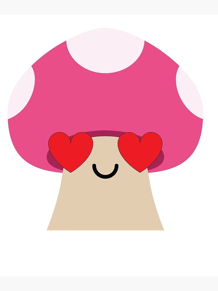 "Mushroom Emoji " Photographic Print for Sale by HippoEmo Redbubble